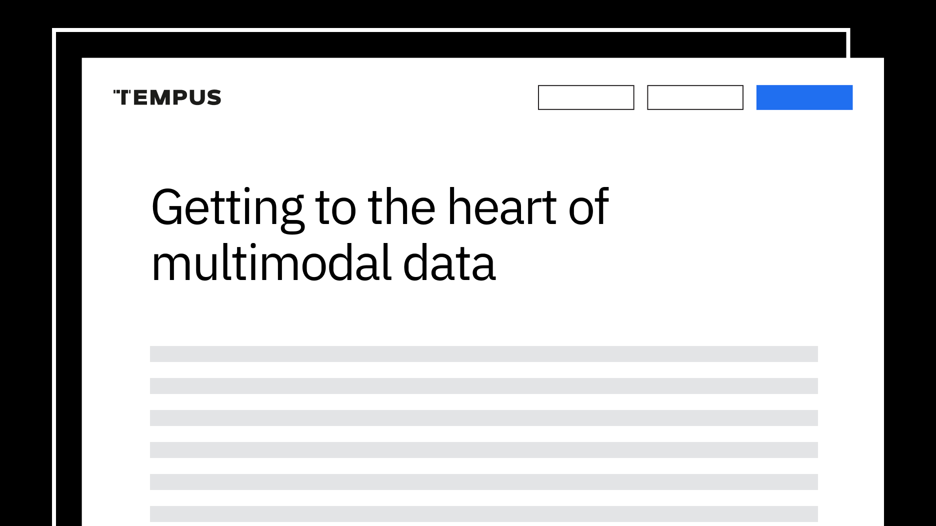 Getting to the heart of multimodal data