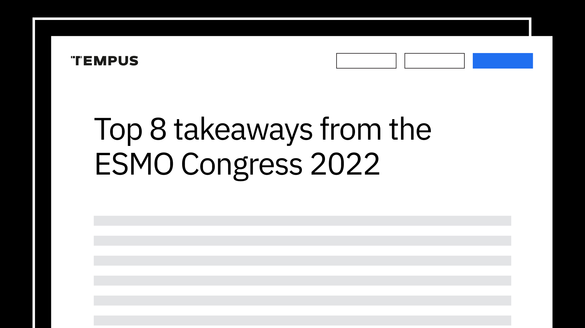Top 8 takeaways from the ESMO Congress 2022