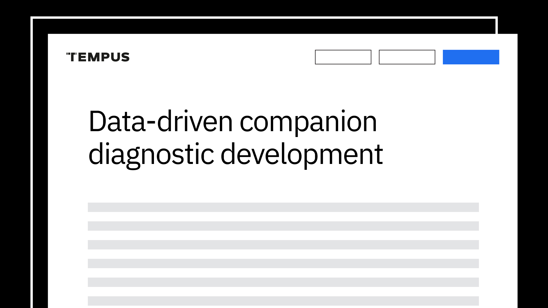 Data-driven companion diagnostic development