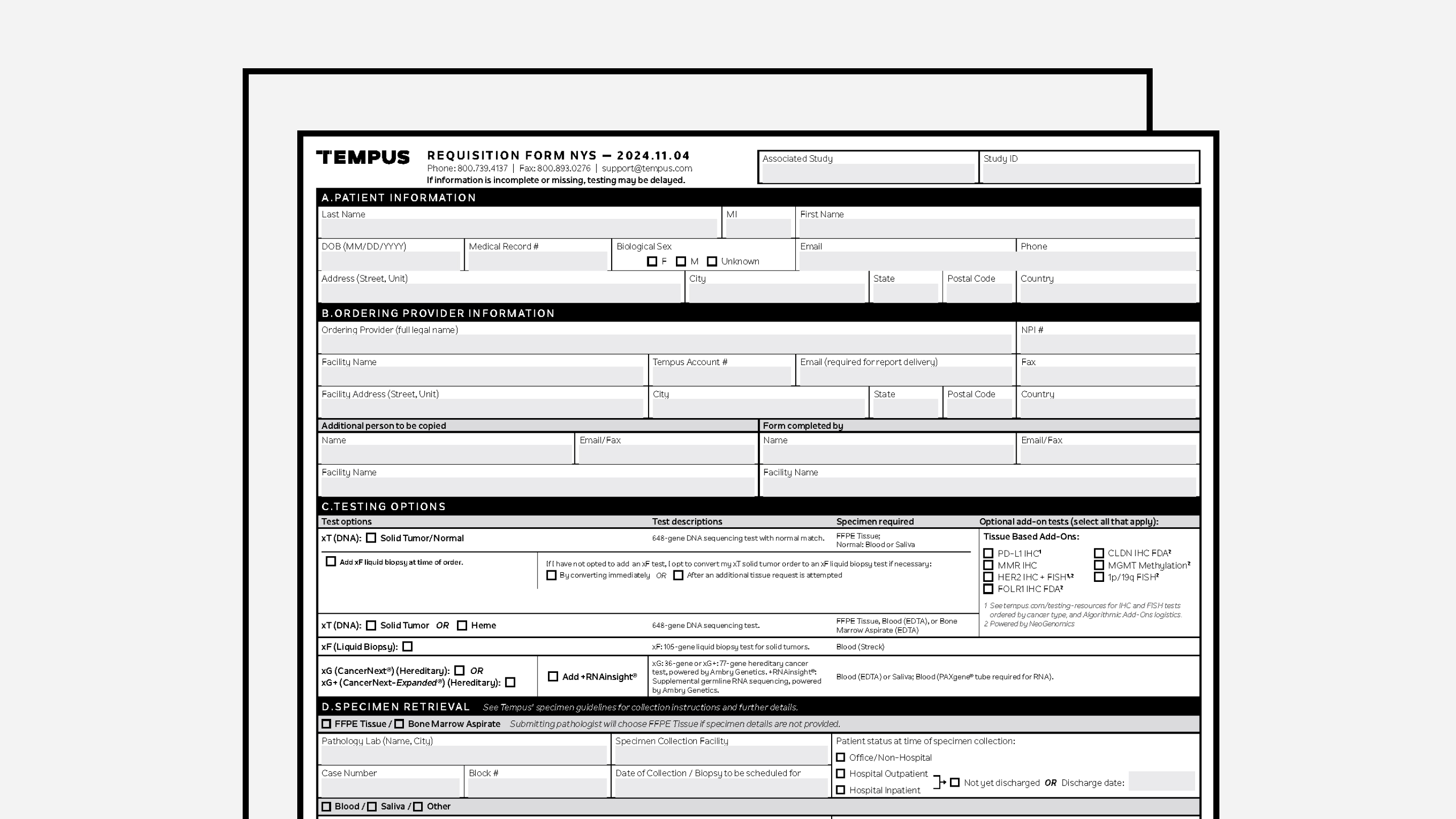 Requisition Form (NYS)