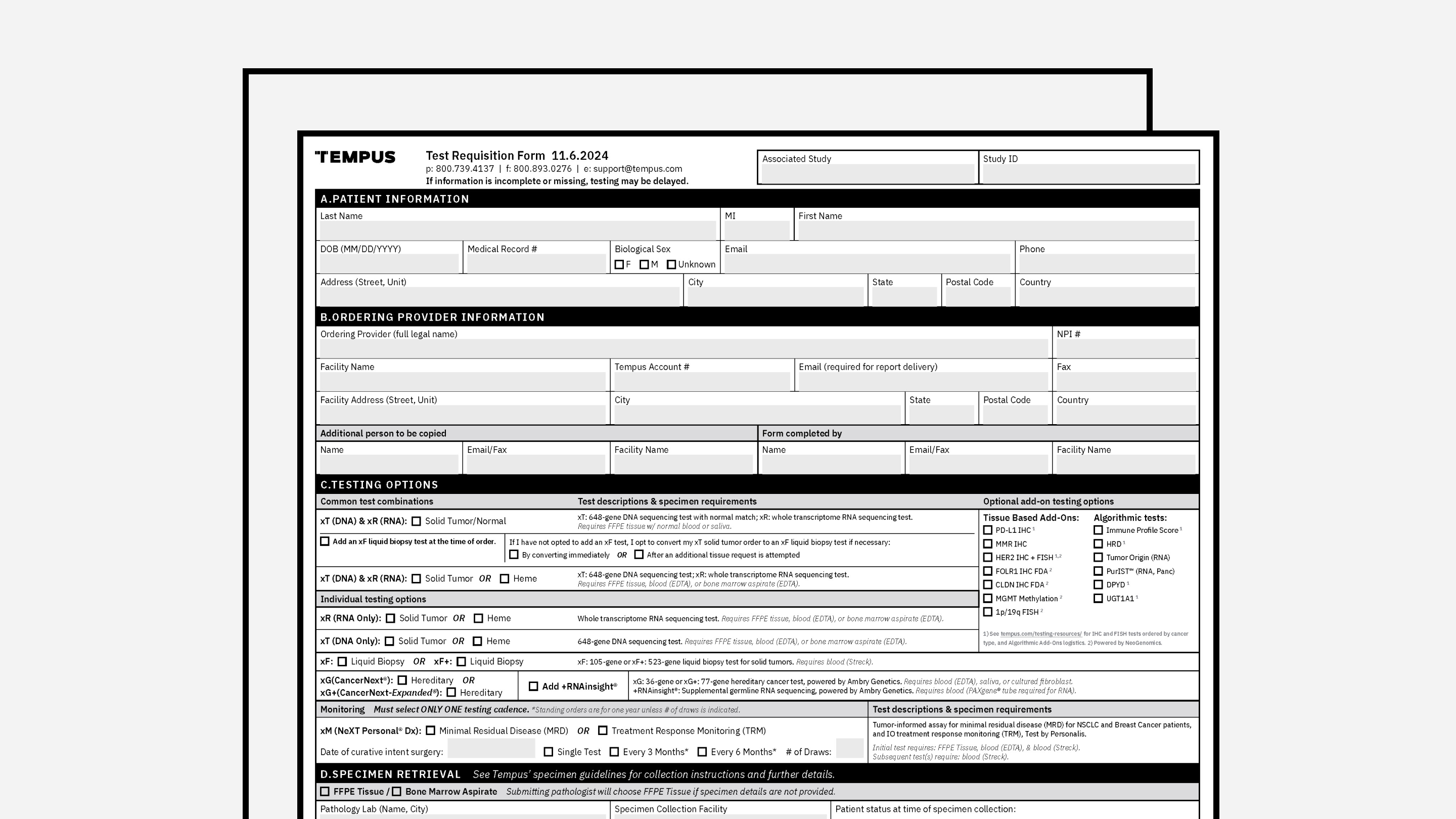 Requisition Form (Standard)