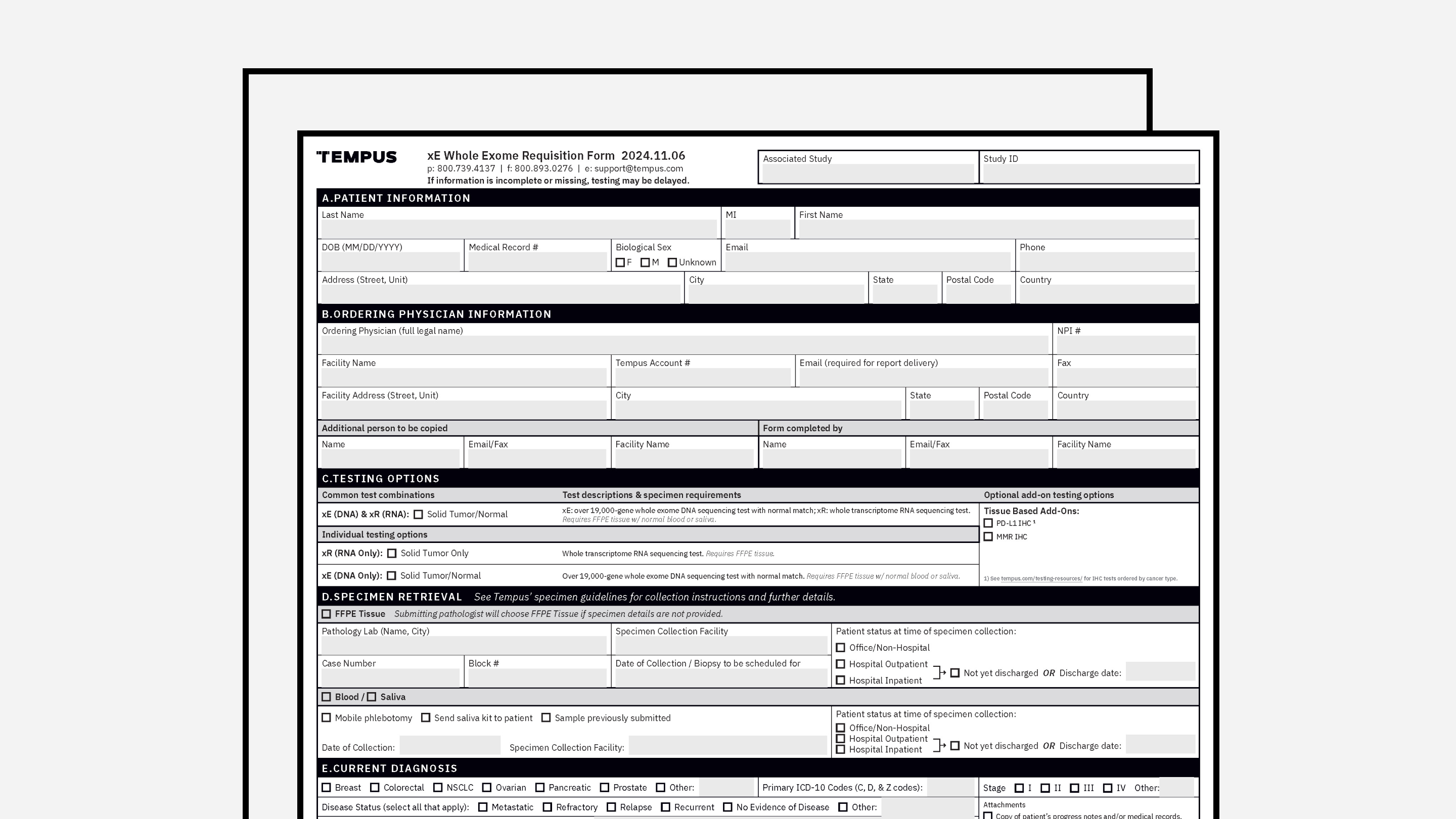 Requisition Form (xE)