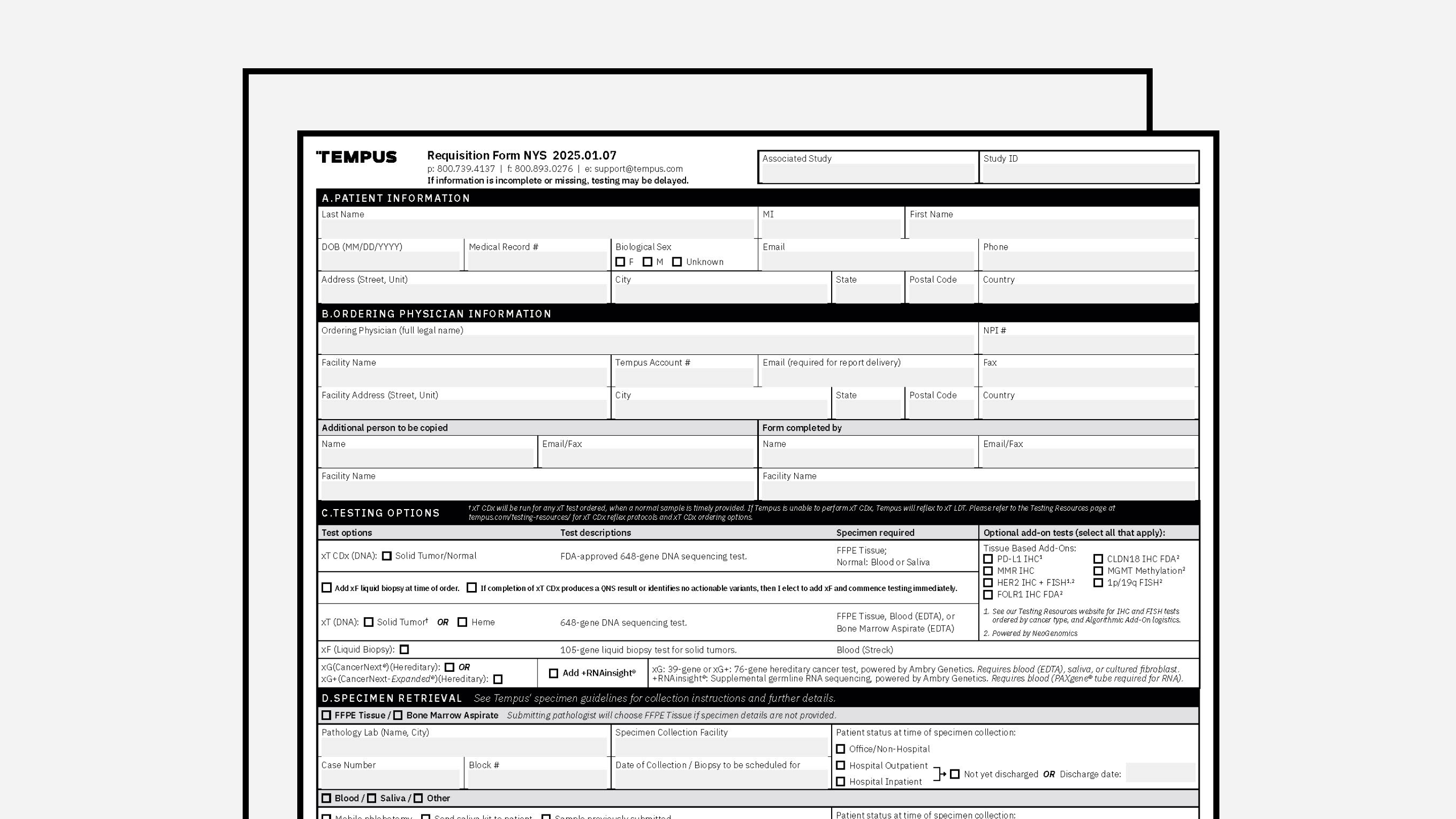 Requisition Form (NYS)