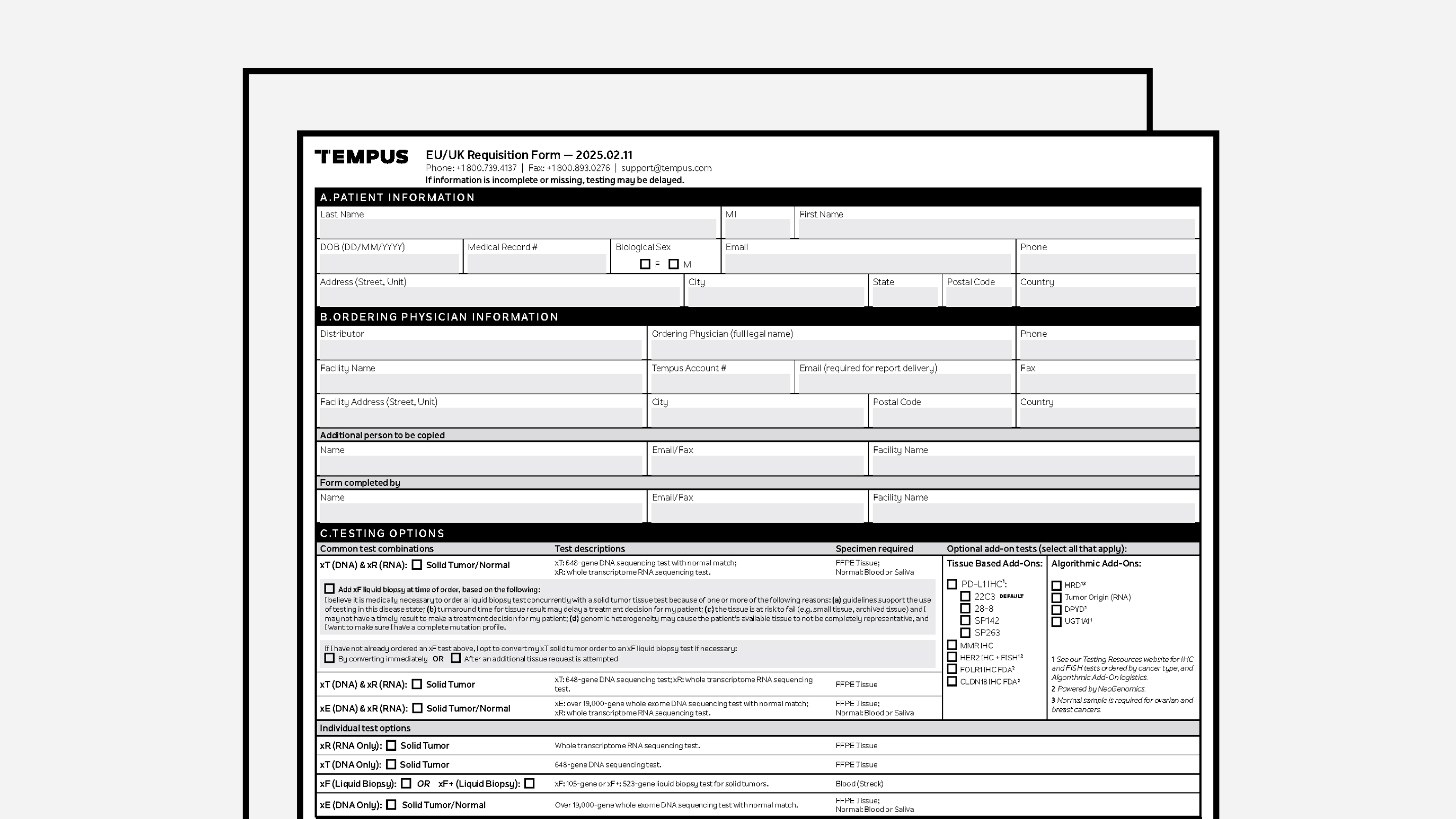 Requisition Form (EU-UK)